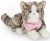 Teddy Hermann® Kuscheltier »Katze grau mit rosa Halstuch, 20 cm«, mit individueller Bestickung