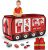 TEMI Feuerwehrauto-Zelt – Faltbares Pop-Up-Spielzelt | Spielhaus für Kinder drinnen und draußen | inklusive Rollenspiel-Kostüm und…