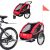 TIGGO Fahrradkinderanhänger »Veelar Sports 2 in 1 Kinderanhänger Fahrradanhänger Anhänger mit Jogger Set«