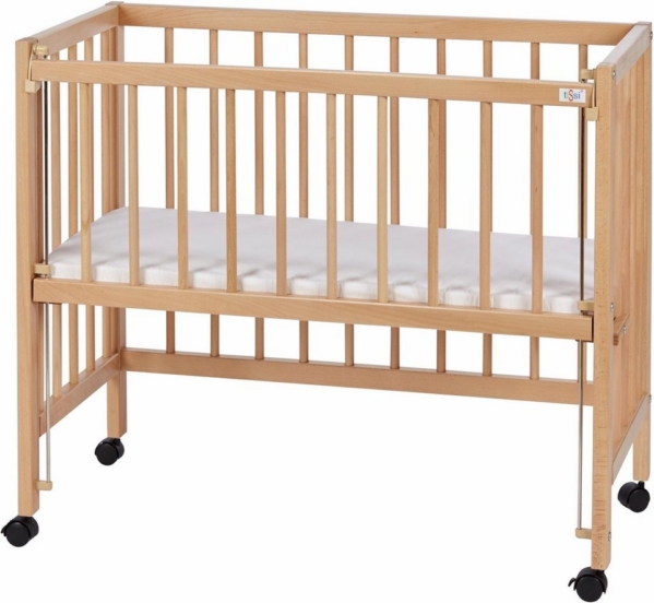 tiSsi® Beistellbett »Buche Natur«, Made in Europe