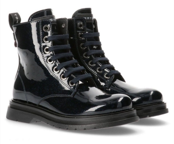 Tommy Hilfiger Schnürboots mit Reißverschluss