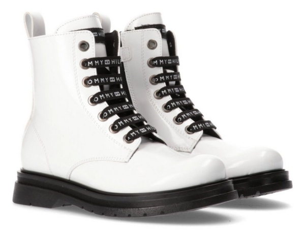 Tommy Hilfiger Schnürboots mit Reißverschluss