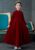 TOPMELON Abendkleid »Langärmeliges Kleid aus Samt« Stehkragen, Bequem zu tragen, Elegant