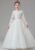TOPMELON Abendkleid »Langes Tüll Prinzessin Kleid« mit Blumendruck, mit weicher Spitze