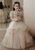 TOPMELON Abendkleid mit Motive, Glitzer-Detail