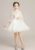 TOPMELON Abendkleid mit Perlenverzierung, Revers-Design