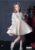 TOPMELON Abendkleid Vintage Puffärmel, mit Perlenverzierung