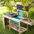 TP Toys 398 Wooden Mud Kitchen TP Muddy Madness Holzschlamm Küche, holzfarben, 43x96x108(h)