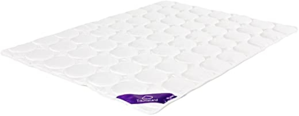Träumeland T060171 Einziehdecke Tau Ganzjahresdecke für Baby und Kleinkind mit Tencel 100 x 135 cm