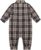TSSOE Baby Unisex Overall Strampler Body Langarm Kariertes Bodysuit Hemdbody Baumwolle Jumpsuit Herbst Winter Babykleidung