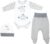 TupTam Baby Unisex Bekleidungsset mit Aufdruck 3 TLG.