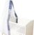 ULLENBOOM ® Babybett Himmel 135×200 cm Graue Sterne (Made in EU) – Betthimmel Baldachin aus ÖkoTex Baumwolle, für 60×120 cm & 70×140 cm Babybett,…