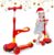 UNI-SUN Kinderroller, Roller Kinder 3 Jahre, Kinderscooter, Kinderroller mit 3 LED-Rädern, geeignet für Jungen und Mädchen, faltbar,…