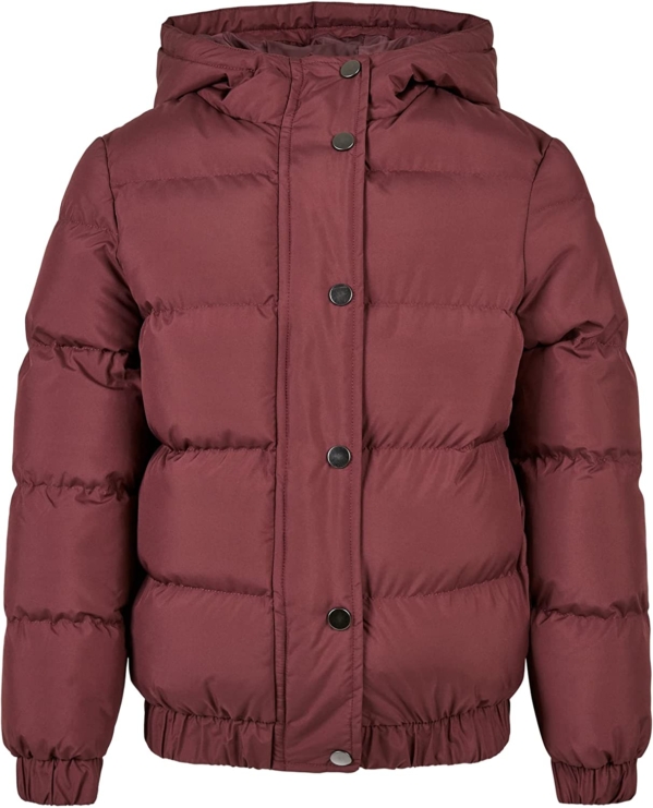 Urban Classics Mädchen Jacke Girls Hooded Puffer Jacket, Winterjacke, gefüttert, Daunenjacke erhältlich in 2 Farben, Größen 110/116 – 158/164