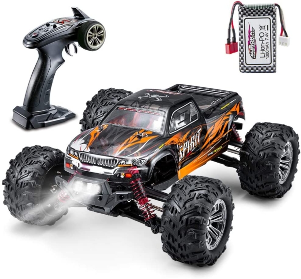 VATOS Ferngesteuertes Auto, Bürstenloses RC Auto 52 km/h 1:16 Monstertruck 2,4 GHz Geländewagen Crawler Bürstenloser Stoßfest Buggy Spielzeugauto…