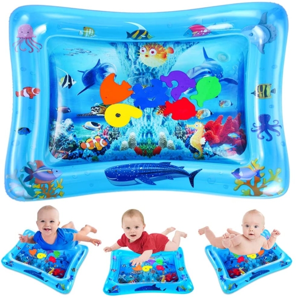 VATOS Wassermatte Baby, Baby Spielzeuge 3 6 9 Monate, Baby Wassermatte ist Perfektes Sensorisches Spielzeug für Baby Frühe Entwicklung…