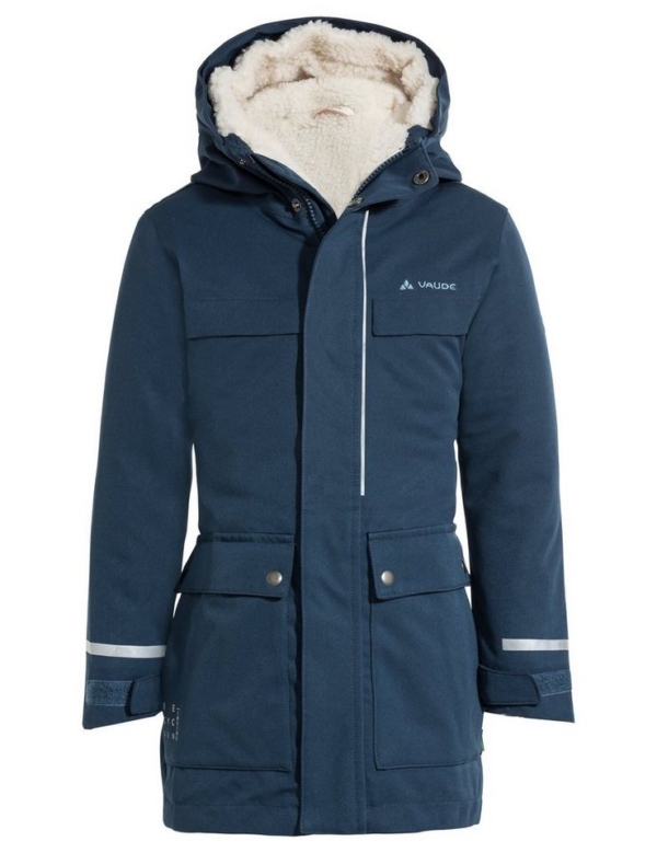 VAUDE Outdoorjacke »Kids Manukau Parka« Grüner Knopf
