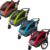 Veelar Sports 2 in 1 Kinderanhänger Fahrradanhänger Anhänger mit Buggy Set + Federung 60302