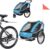 Veelar Sports 2 in 1 Kinderanhänger Fahrradanhänger Anhänger mit Buggy Set Jogger 50202-03 blau