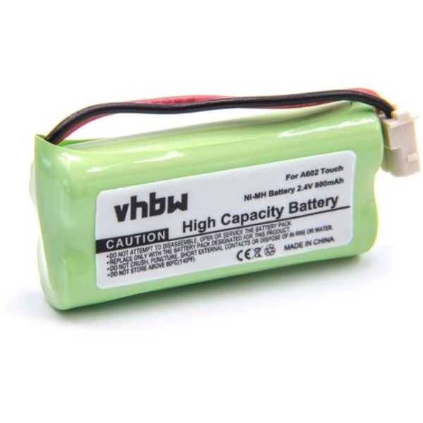 vhbw Akku Ersatz für V-Tech BT166342, BT266342 für Babyphone Babytalker (800mAh, 2,4V, NiMH)