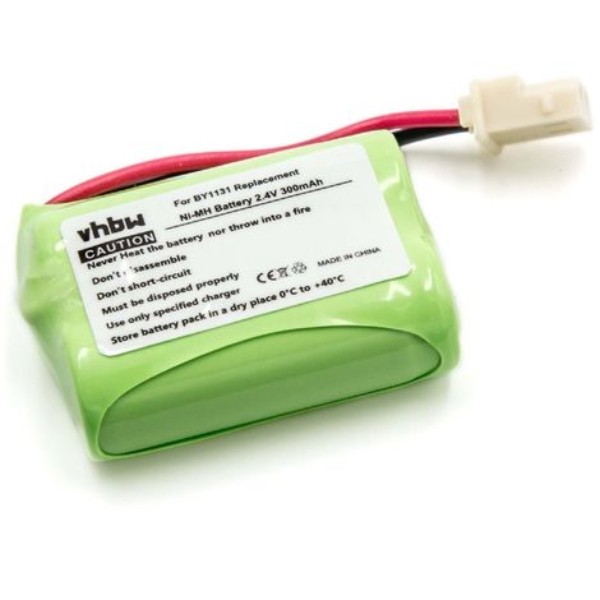 vhbw Akku kompatibel mit Motorola MBP11 Babyphone Babytalker (300mAh, 2,4V, NiMH)