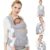 Viedouce Babytrage Ergonomische/Reine Baumwolle Leicht und atmungsaktiv/Multiposition:Dorsal und Ventral/Verstellbare Kopfstütze/für Neugeborene…