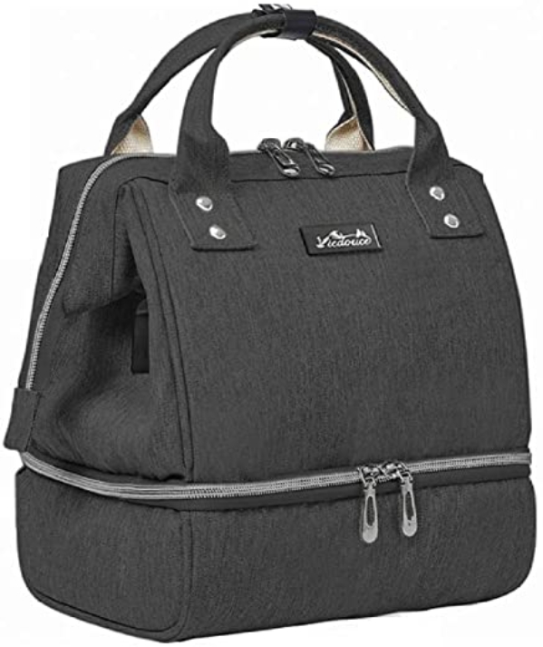 Viedouce Picknicktasche,Lunchtasche Isolierte,Baby Wickeltasche Rucksack,Wickelrucksack klein,Milchpumpe Tasche Rucksack,Multifunktional Reise…