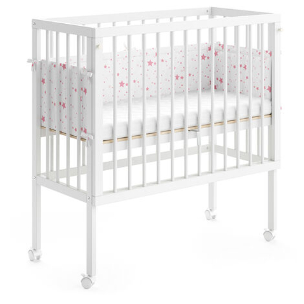 VITALISPA Beistellbett SOPHIE Babybett Stillbett Stubenbett Nestchen Boxspring