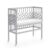 VitaliSpa® Beistellbett »SOPHIE Grau Babybett Stillbett Stubenbett Nestchen Boxspringbett«