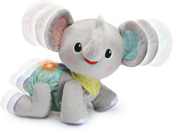 Vtech® Kuscheltier »Krabbel mit mir – Elefant, grau«