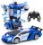 Vubkkty Roboter Spielzeug für Kinder , 2 in 1 Fernbedienung Transformator RC Auto, 1:18 Scale Transform Spielzeug für Kinder 6 7 8 9 10 11 12