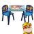 W&O Products B.V. Kindertisch »PAW PATROL TISCHSET« (Sitzgruppe für Kinder zum Spielen & Essen, Kindersitzgruppe aus Kindertisch und 2 Stühlen für…