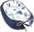 warmes Nestchen Baby 90×50 cm – Kuschelnest Neugeborene Nestchen Winter/Herbst Kokon Babynest ‎Blau Minky mit Autos