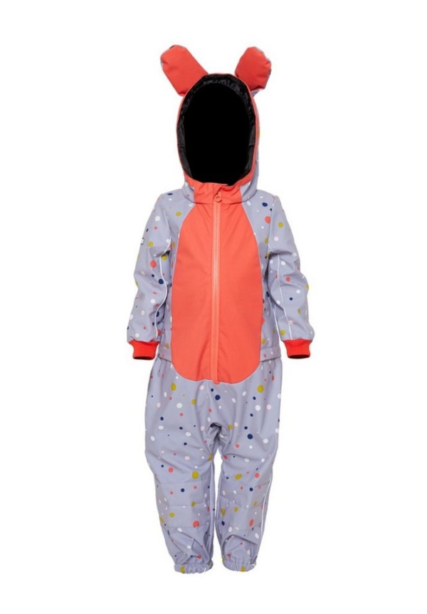 WeeDo Schneeoverall »BUNNYDO Hase« Praktischer Funktionsanzug, wasserdicht, atmungsaktiv, verstellbare Kapuze und Reflektornähte