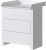 Weiss Kommode, Wickelkommode mit 3 Schubladen | Weiß Wickelauflage 80×75 für Kinderzimmer, Badezimmer | Baby Wickeltisch Organizer |…