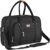 Welavila Wickeltasche, Wickeltaschen für Mama und Papa, mit Wickelauflage und isolierten Taschen, umwandelbare Reisetasche Messenger, Schwarz