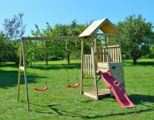 Wendi Toys Spielturm »Wendi Toys Pinguin«, BxTxH: 340x290x270 cm