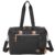 Wickeltasche – Dikaslon Große Windeltaschen für Mama und Papa – stilvolle Reisetasche mit Schnullerhalter und Wickelauflage （Schwarz）