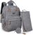 Wickeltasche Rucksack – Dikaslon Großer Wickelrucksack mit Multifunktions-Babytaschen und mobiler Wickelauflage – Schnullerhalter und…