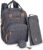 Wickeltasche Rucksack – Dikaslon Großer Wickelrucksack mit Multifunktions-Babytaschen und mobiler Wickelauflage – Schnullerhalter und…