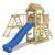 Wickey Spielturm »Klettergerüst RocketFlyer mit Schaukel & Rutsche, Kletterturm mit Sandkasten, Leiter & Spiel-Zubehör«