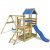 Wickey Spielturm »Klettergerüst TurboFlyer mit Schaukel & Rutsche, Kletterturm mit Sandkasten, Leiter & Spiel-Zubehör«
