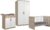 Wimex Babyzimmer-Komplettset »Kiel«, (3-St), Bett + Wickelkommode + 2-trg. Schrank