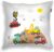 wolga-kreativ Kissen-bezug Deko-Kissen Baustelle Bagger Laster Auto 40×40 cm incl. Füllung Namenskissen Geschenk-e Baby-Kissen Kinder-kissen…