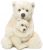 WWF Kuscheltier »Eisbärmutter mit Baby 28 cm«, zum Teil aus recycelten Material
