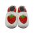 Yalion »Weiche Leder Lauflernschuhe Hausschuhe Lederpuschen Erdbeere Weiß 100% Leder« Krabbelschuh elastisch