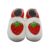 Yalion »Weiche Leder Lauflernschuhe Hausschuhe Lederpuschen Erdbeere Weiß 100% Leder« Krabbelschuh elastisch