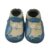 Yalion »Weiche Leder Lauflernschuhe Hausschuhe Lederpuschen Eule Blau 100% Leder« Krabbelschuh elastisch