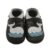 Yalion »Weiche Leder Lauflernschuhe Hausschuhe Lederpuschen Wal Schwarz 100% Leder« Krabbelschuh elastisch