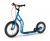 Yedoo Tretroller »Scooter Wzoom Emoji 16/12 Zoll blau«, Stahlrahmen, Alu-Felgen, V-Brake, ab 120 cm Körpergröße